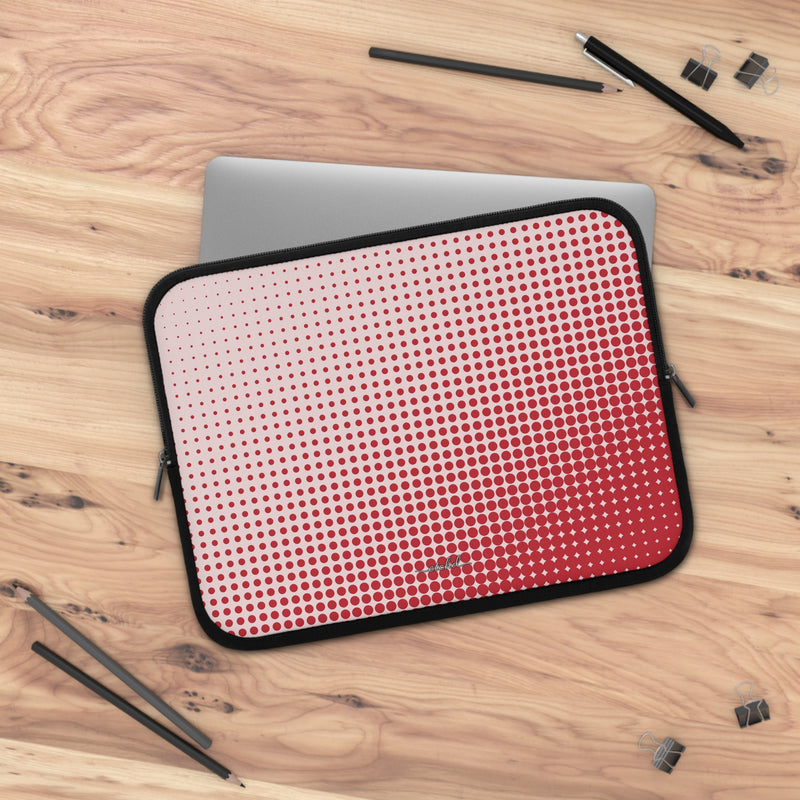 Cherry Halftone Laptophülle-zoom-