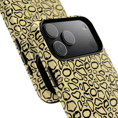 Abstract Print Butter Magnetic Phone Case by etchd, view 97