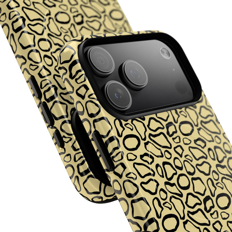 Abstract Print Butter Magnetic Phone Case by etchd, view 97