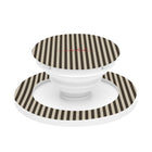 Cream & Brown Striped Anello e supporto per telefono