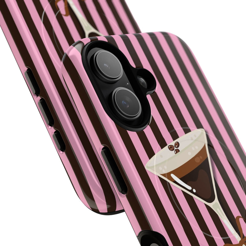 Espresso Martini Magnetic Phone Case by etchd, view 63