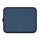 Espresso & Cerulean Striped Custodia per laptop