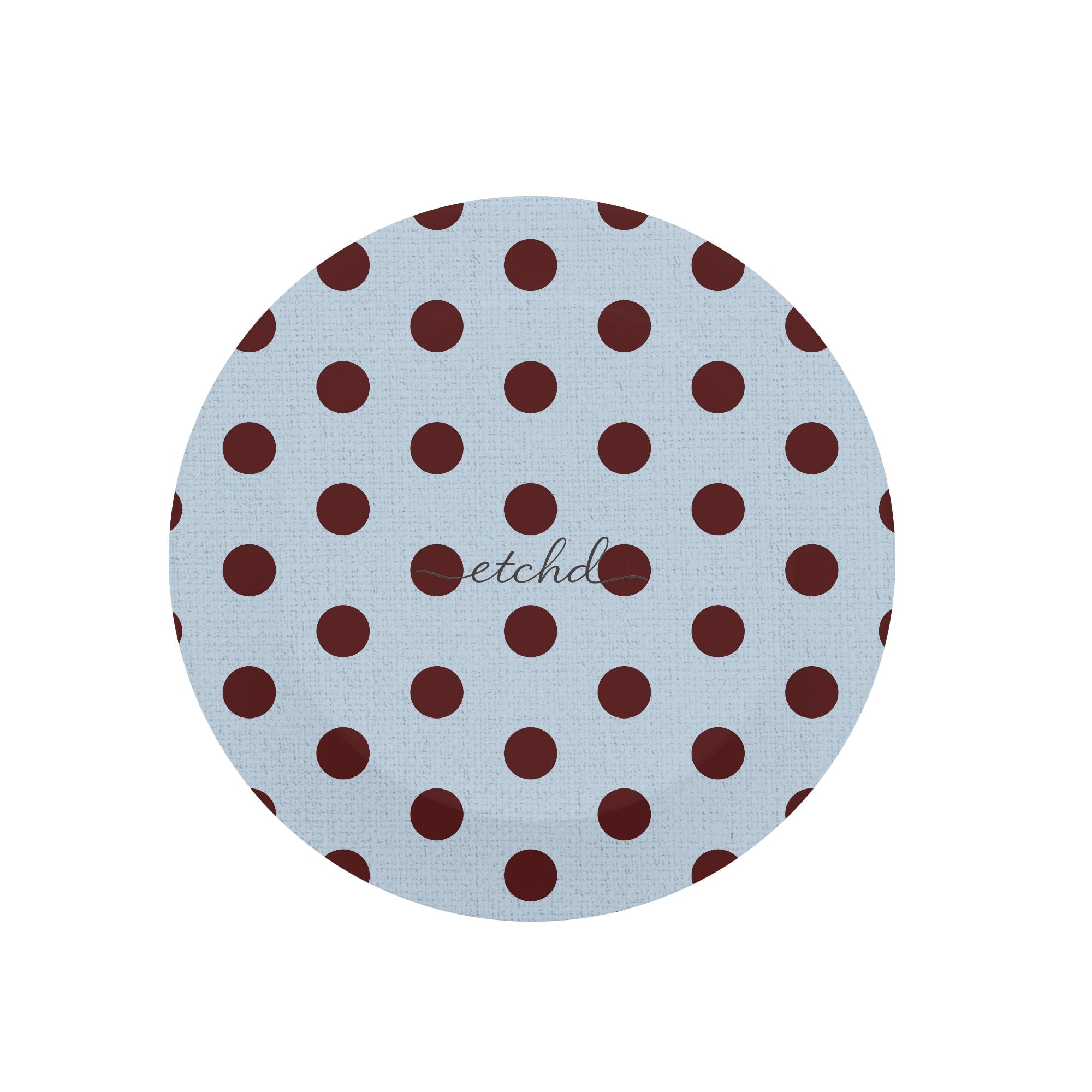 Blue & Cherry Polka Dot Phone Grip And Stand by etchd, view 3