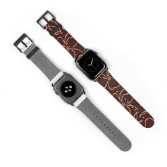 Cherry & Peach Floral Smartwatch Strap by etchd, view 10