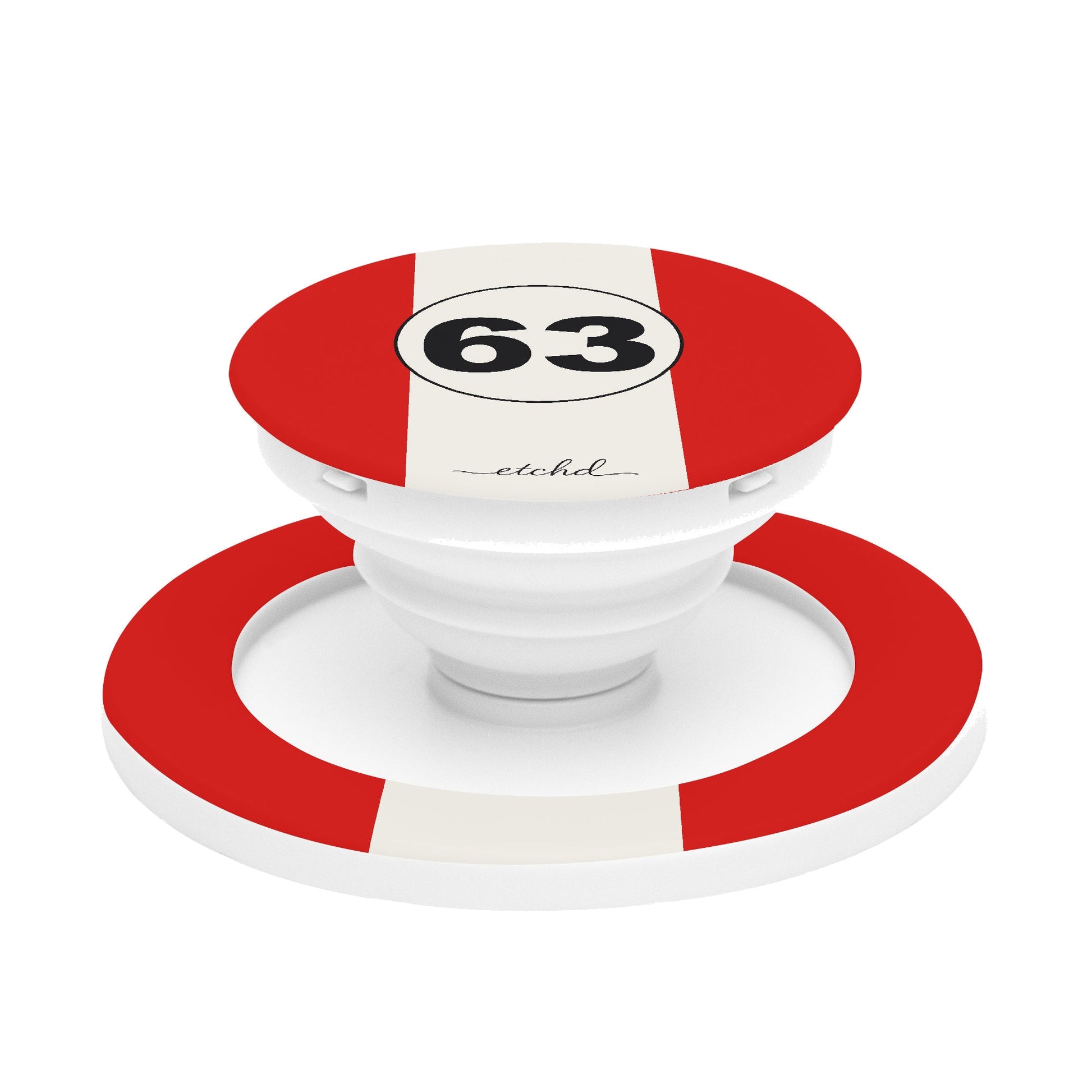 Monza Red Phone Grip And Stand by etchd