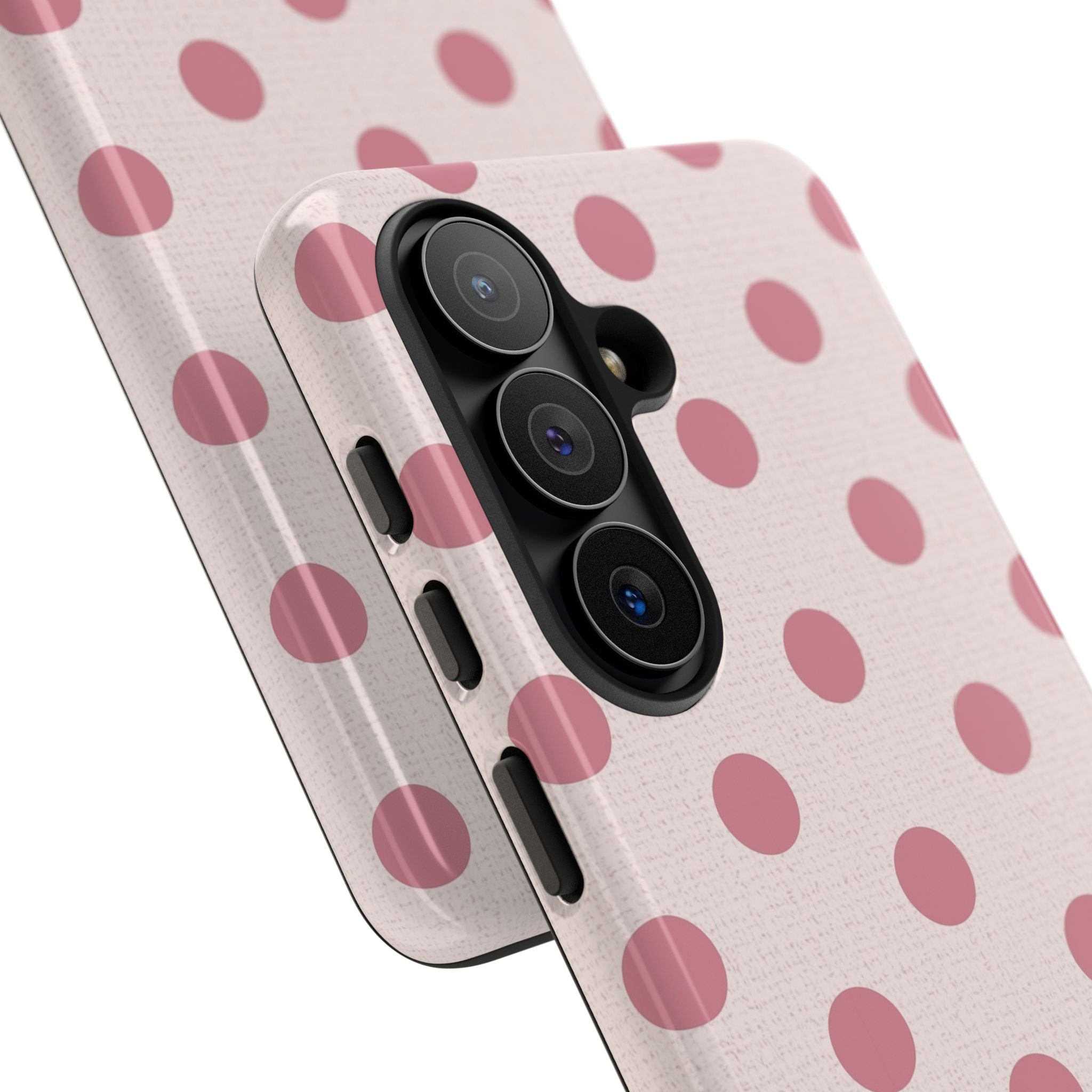 Blush Polka Dot Phone Case by etchd, view 209