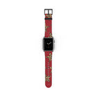 Red & Leopard Stars Smartwatch Strap