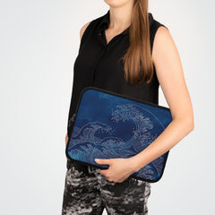 Ocean Wave Laptop Sleeve by etchd, view 6