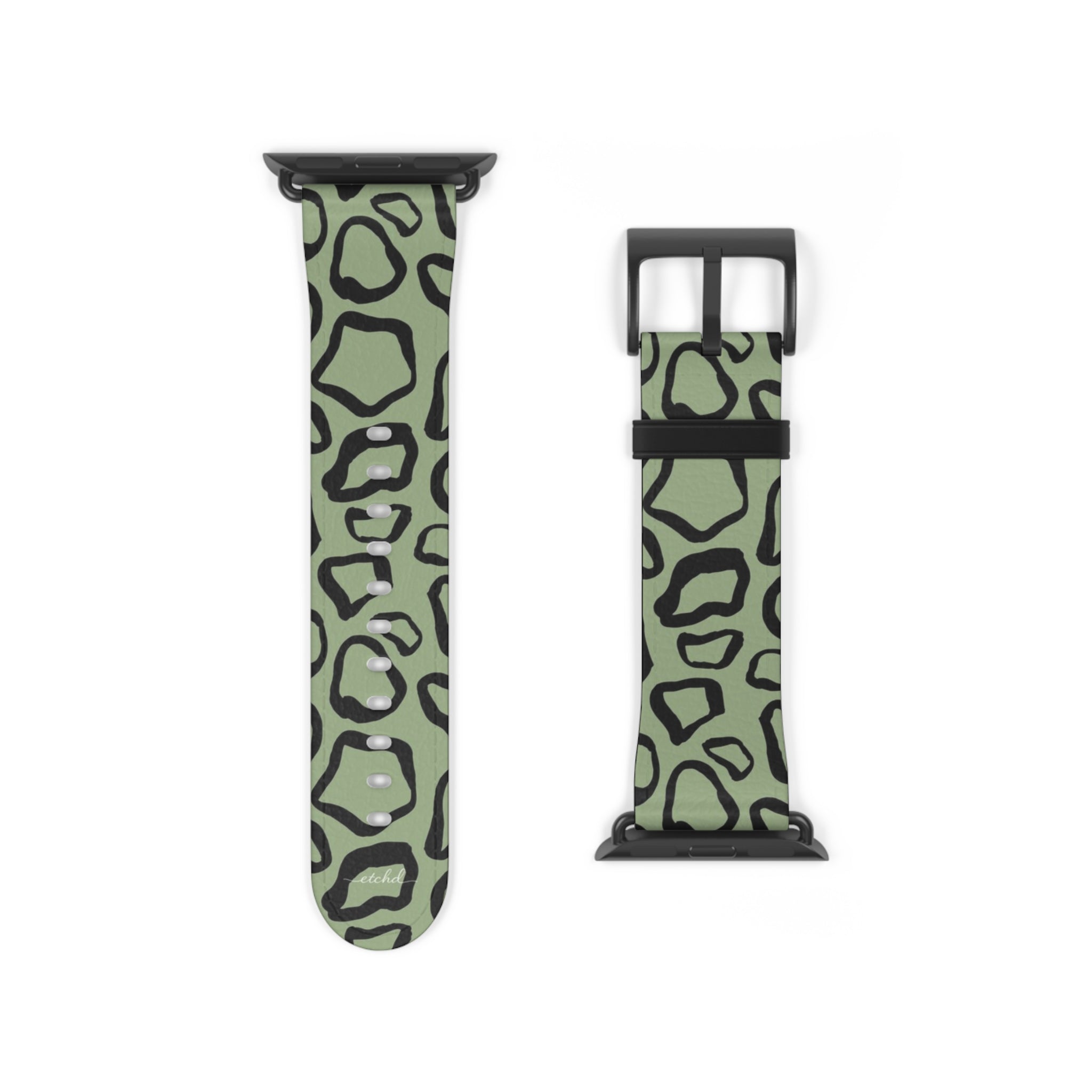 Abstract Print Sage Smartwatch Strap by etchd, view 9