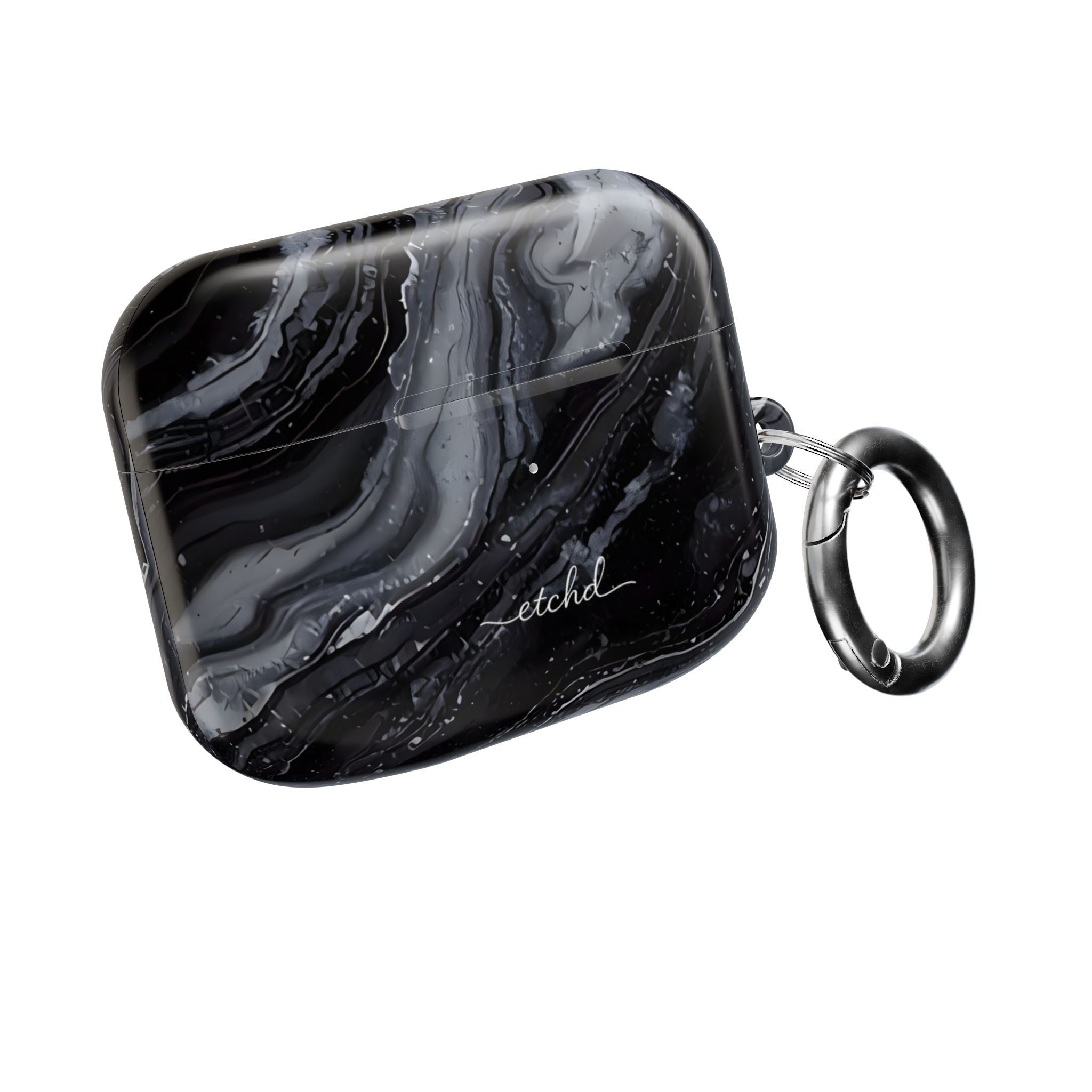 Onyx Pearl AirPod Case by etchd, view 8