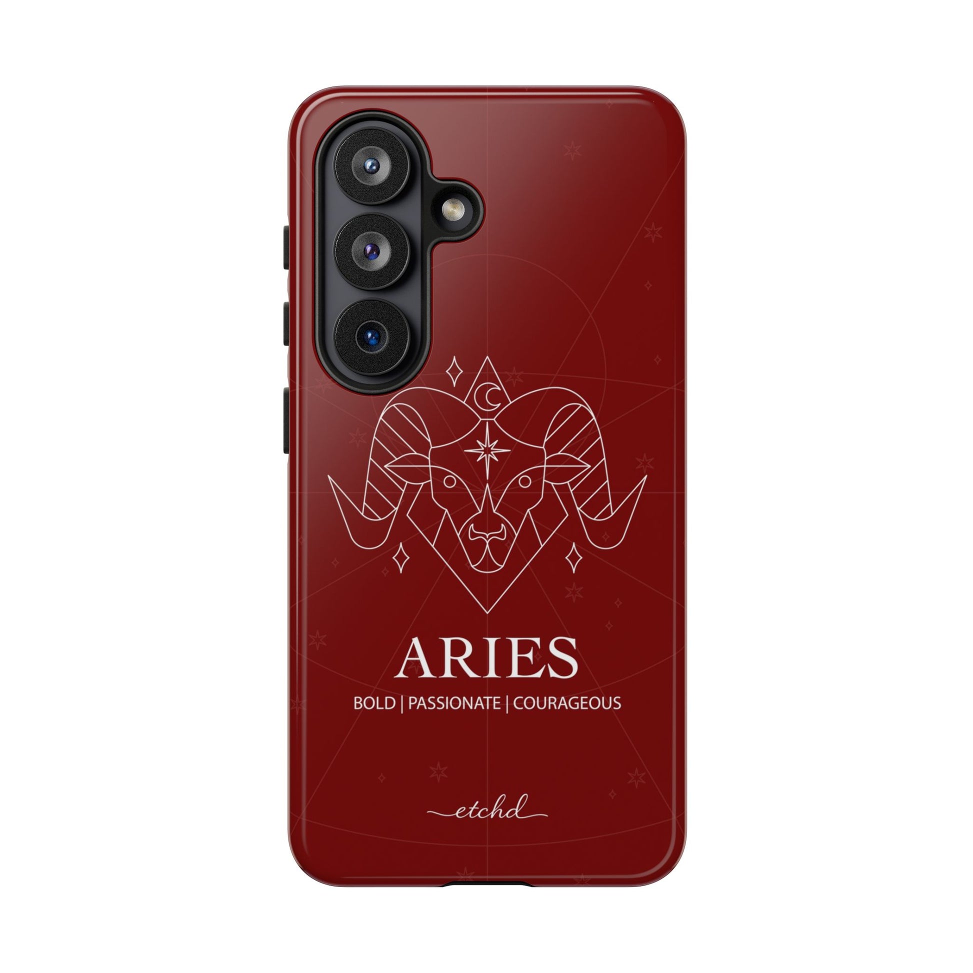Aries Phone Case by etchd, view 61