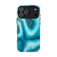 Aquamarine Magnetic Phone Case by etchd, view 31