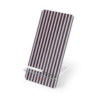 Blue & Cherry Striped Phone Stand