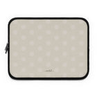 Neutral Polka Dot Laptop Sleeve