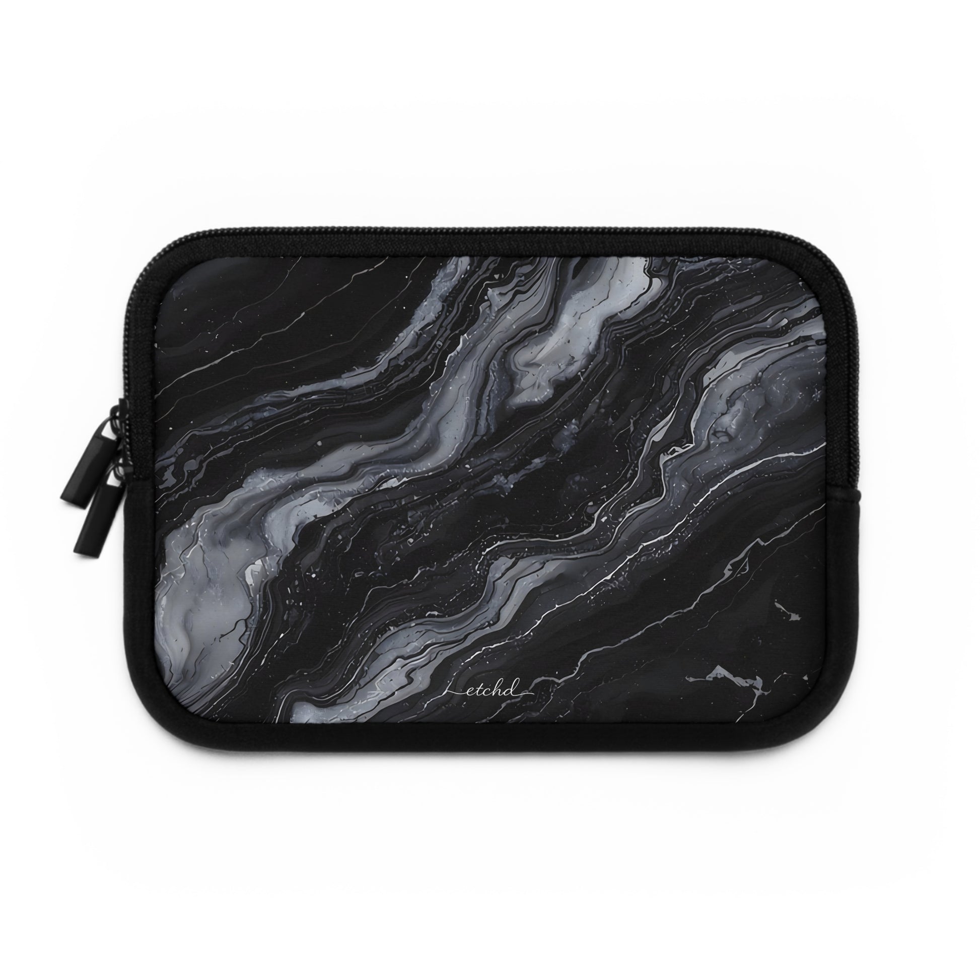Onyx Pearl Laptop Sleeve by etchd, view 2