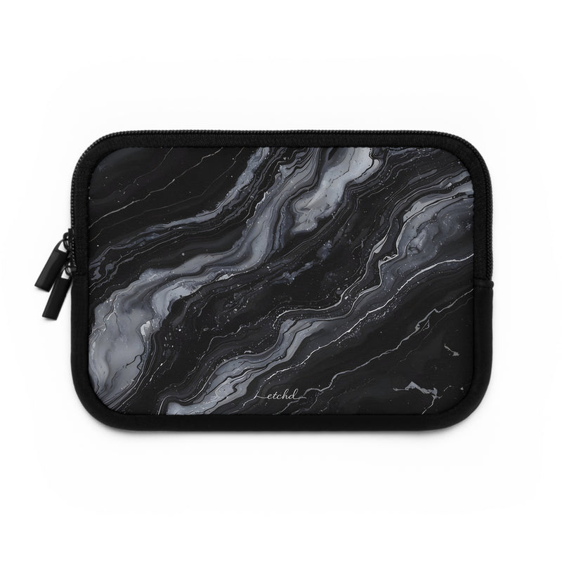Onyx Pearl Laptop Sleeve by etchd, view 2