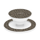 Abstract Print Taupe Phone Grip And Stand