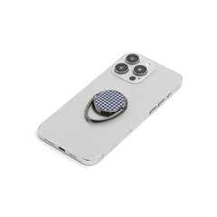 Navy & Cream Gingham Phone Ring Holder by etchd, view 6