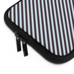 Plum & Blue Striped Diagonal Laptop Sleeve by etchd, view 12