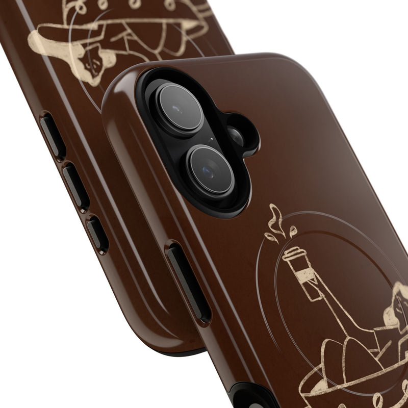 Ladies Espresso Magnetic Phone Case by etchd, view 63