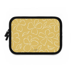 Butter & Cream Floral Laptop Sleeve by etchd, view 2