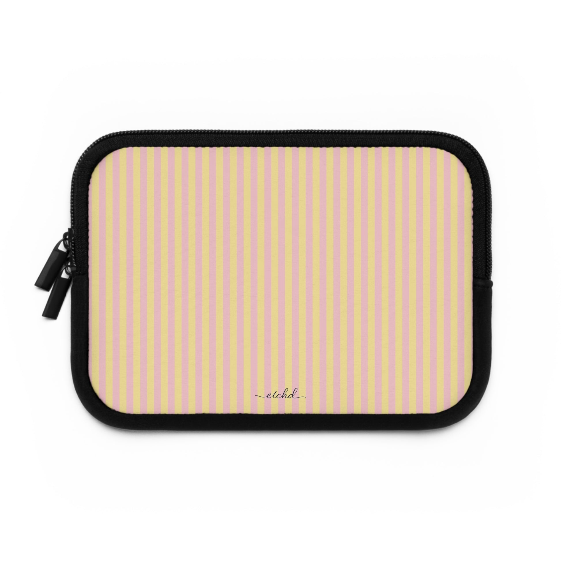 Pink And Butter Laptop Sleeve by etchd, view 2