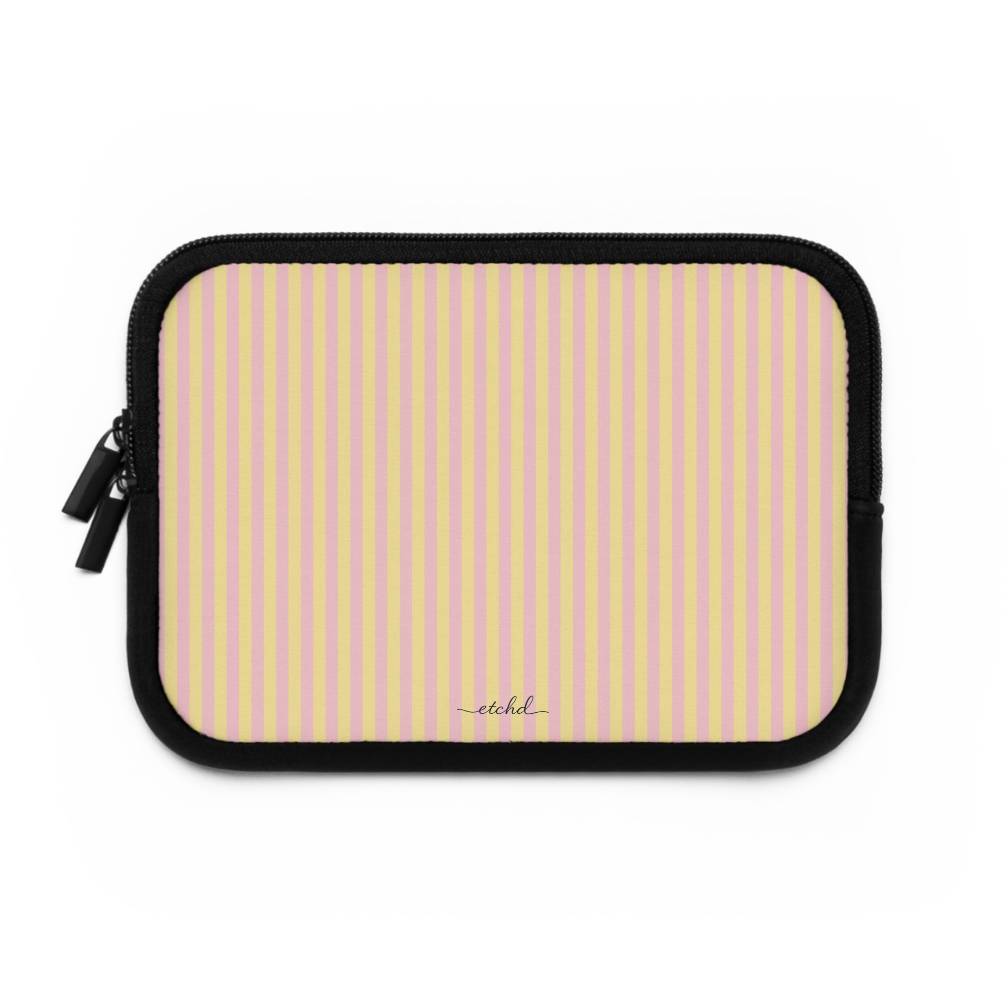Pink And Butter Laptop Sleeve by etchd, view 2