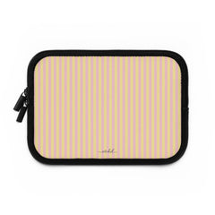 Pink And Butter Laptop Sleeve by etchd, view 2