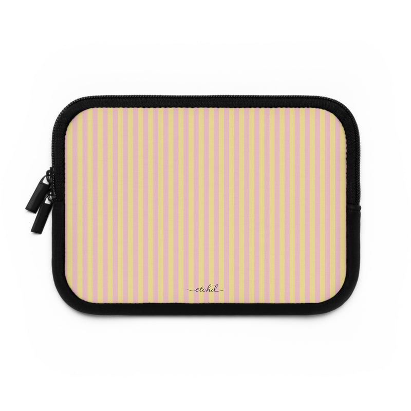 Pink And Butter Laptop Sleeve by etchd, view 2