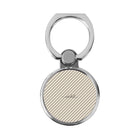 Neutral Striped Diagonal Classic Ring Holder