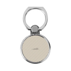 Neutral Striped Diagonal Classic Ring Holder by etchd