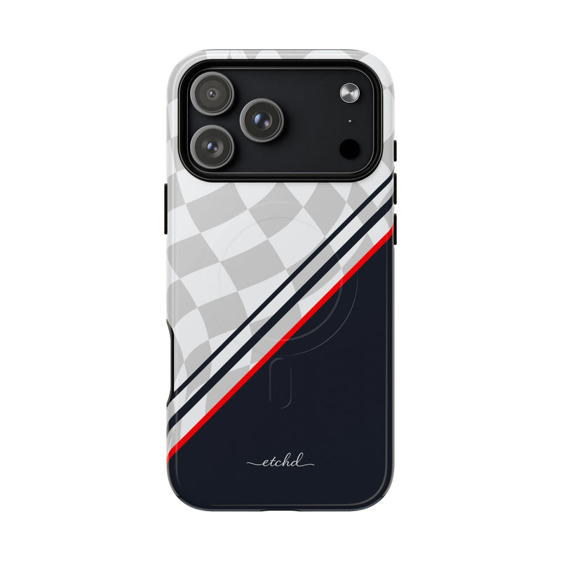 Checkered Flag Magnetic Phone Case by etchd, view 31