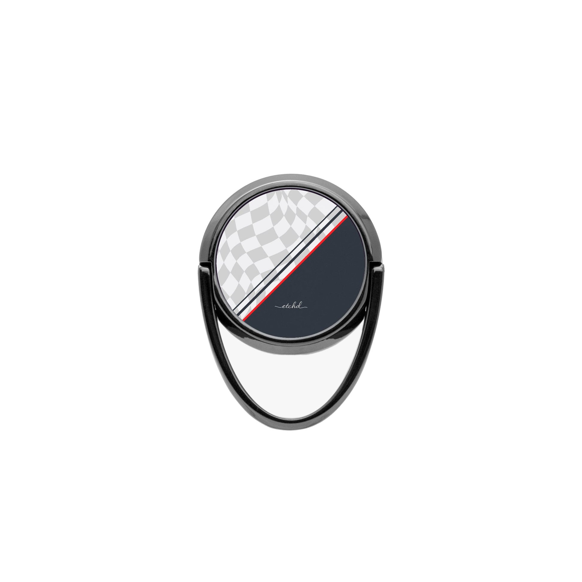 Checkered Flag Phone Ring Holder by etchd, view 4