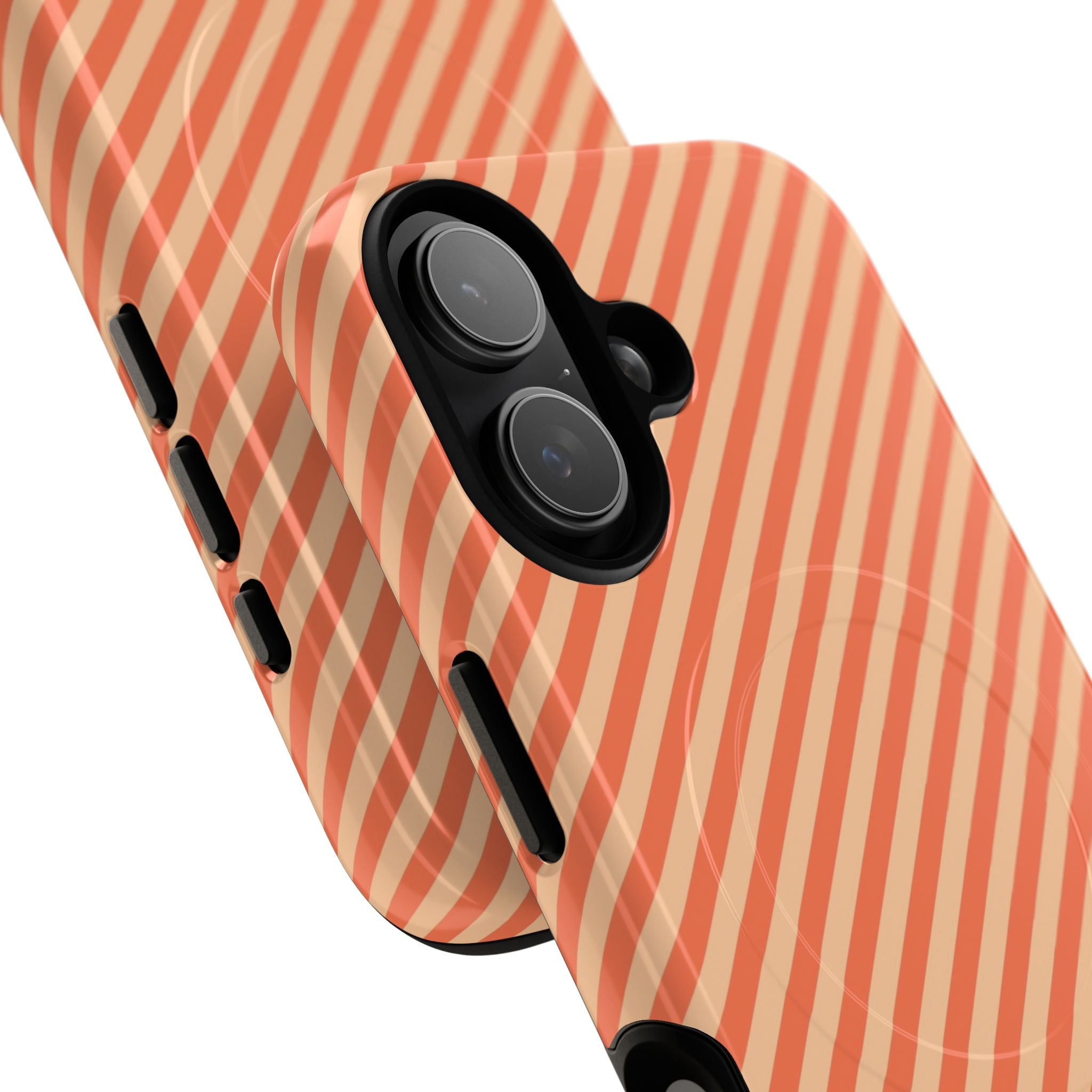 Coral And Peach Diagonal Magnetic Phone Case by etchd, view 87