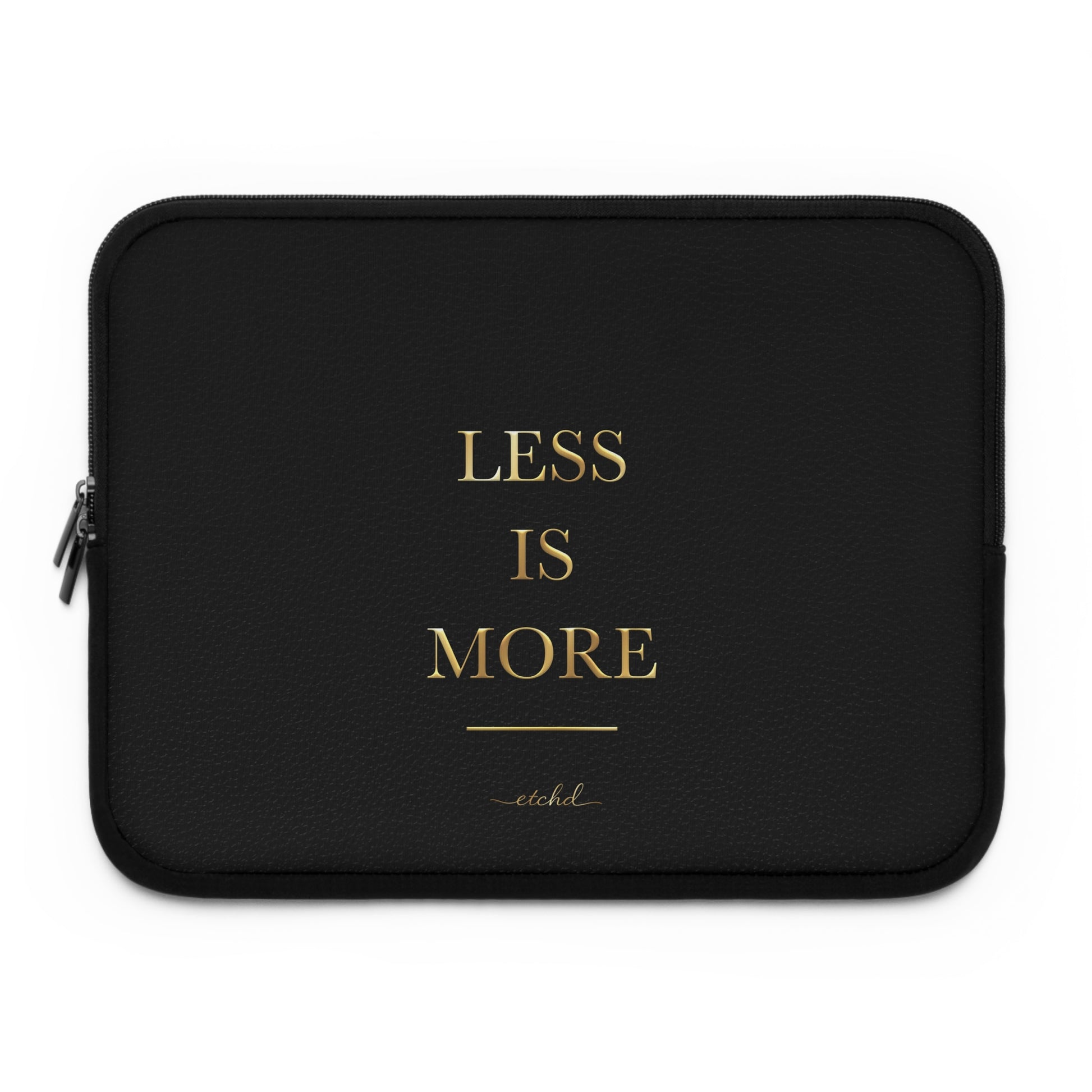 Less Is More Laptop Sleeve by etchd