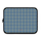 Butter & Cobalt Gingham Funda para portátil