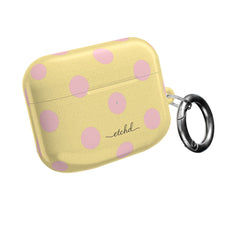 Pink & Butter Polka Dot AirPod Case by etchd, view 8