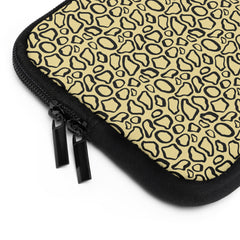 Abstract Print Butter Laptop Sleeve by etchd, view 2