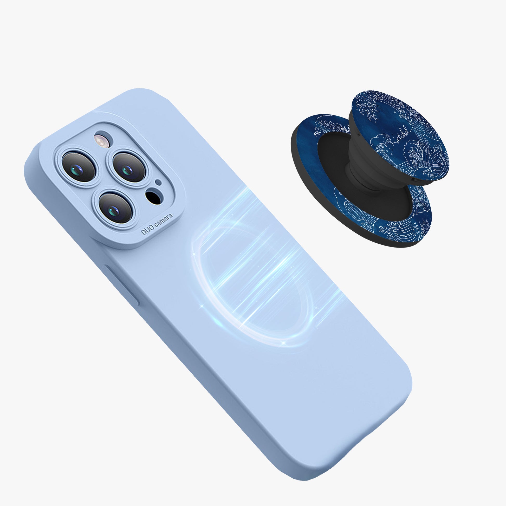 Ocean Wave Phone Grip And Stand by etchd, view 5