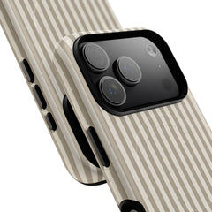 Neutral Striped Magnetic Phone Case by etchd, view 100