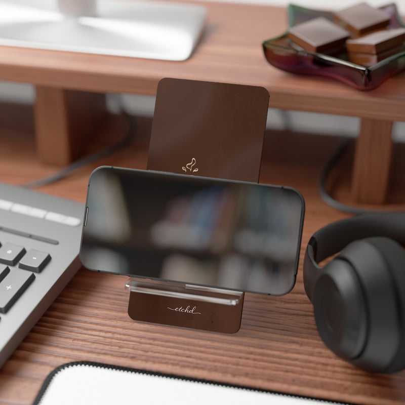 Ladies Espresso Phone Stand-zoom-
