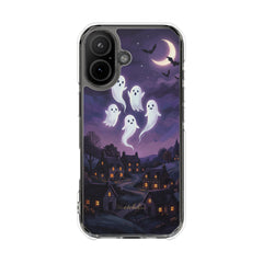 Ghost Parade Clear Magnetic Phone Case by etchd, view 13