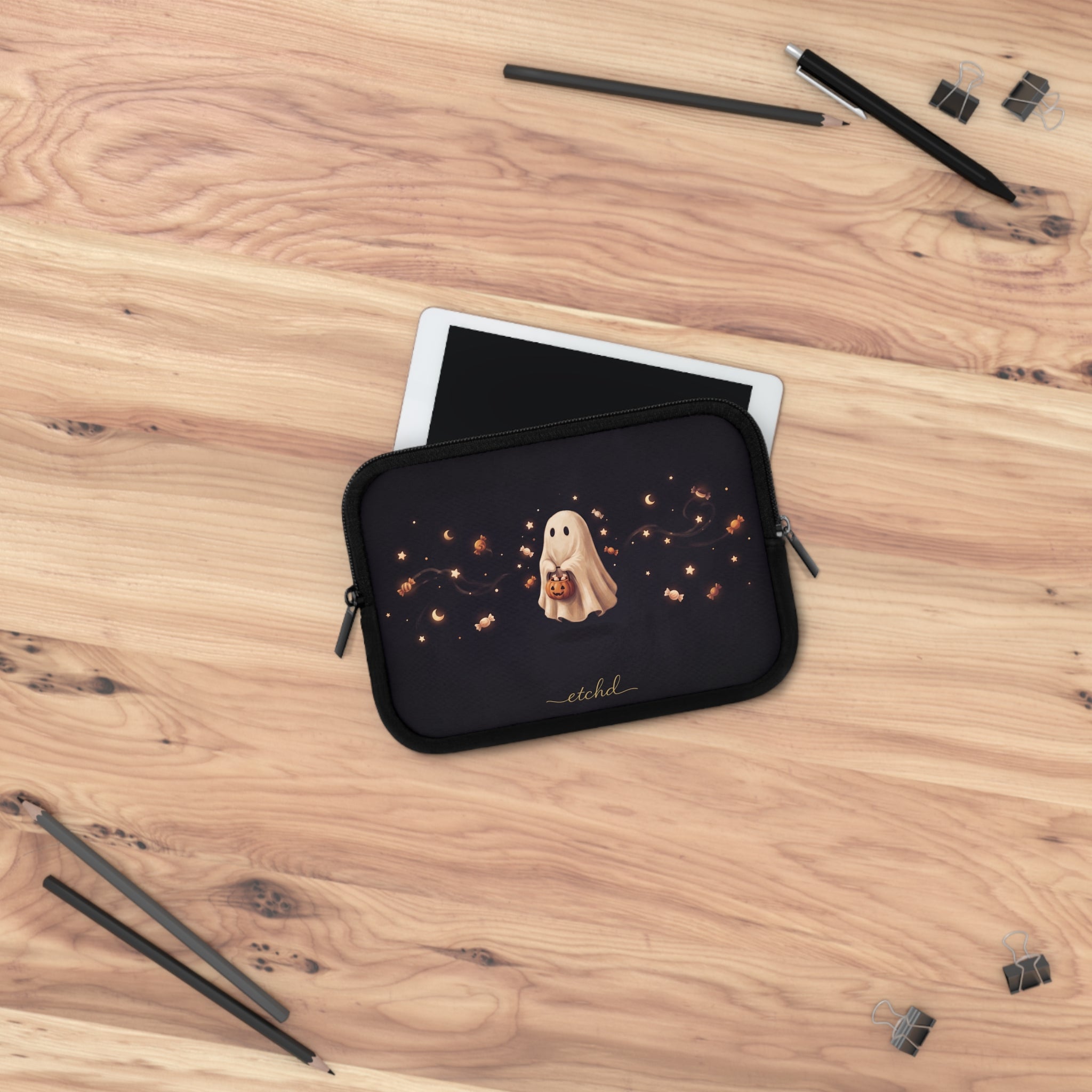 Candy Ghost Laptop Sleeve by etchd, view 14