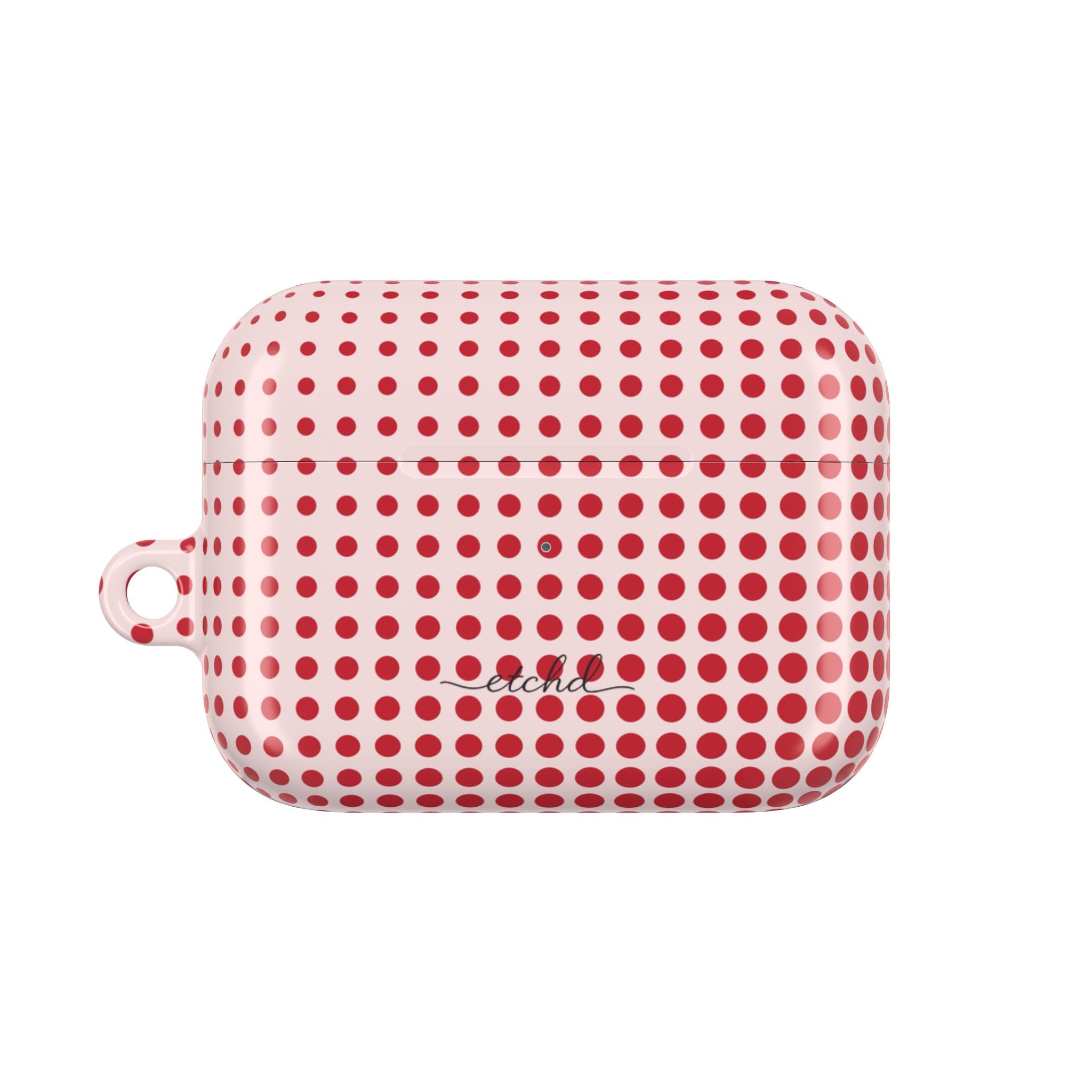 Cherry Halftone AirPod Case by etchd, view 2