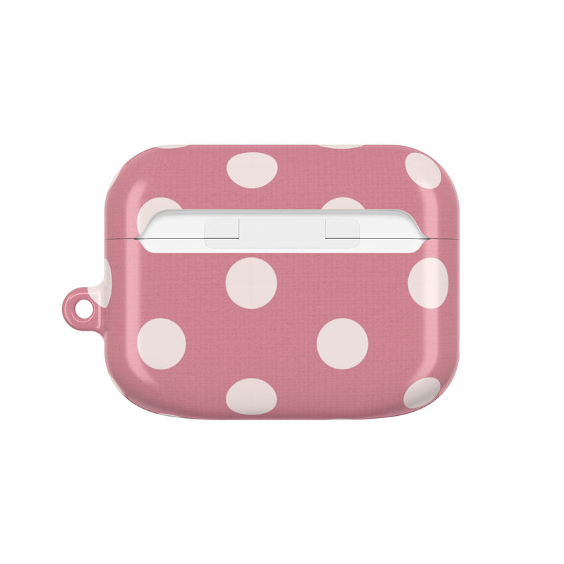 Cream & Blush Polka Dot AirPod Case by etchd, view 7