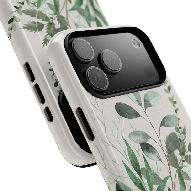 Botanical Leaf Magnetic Phone Case by etchd, view 70