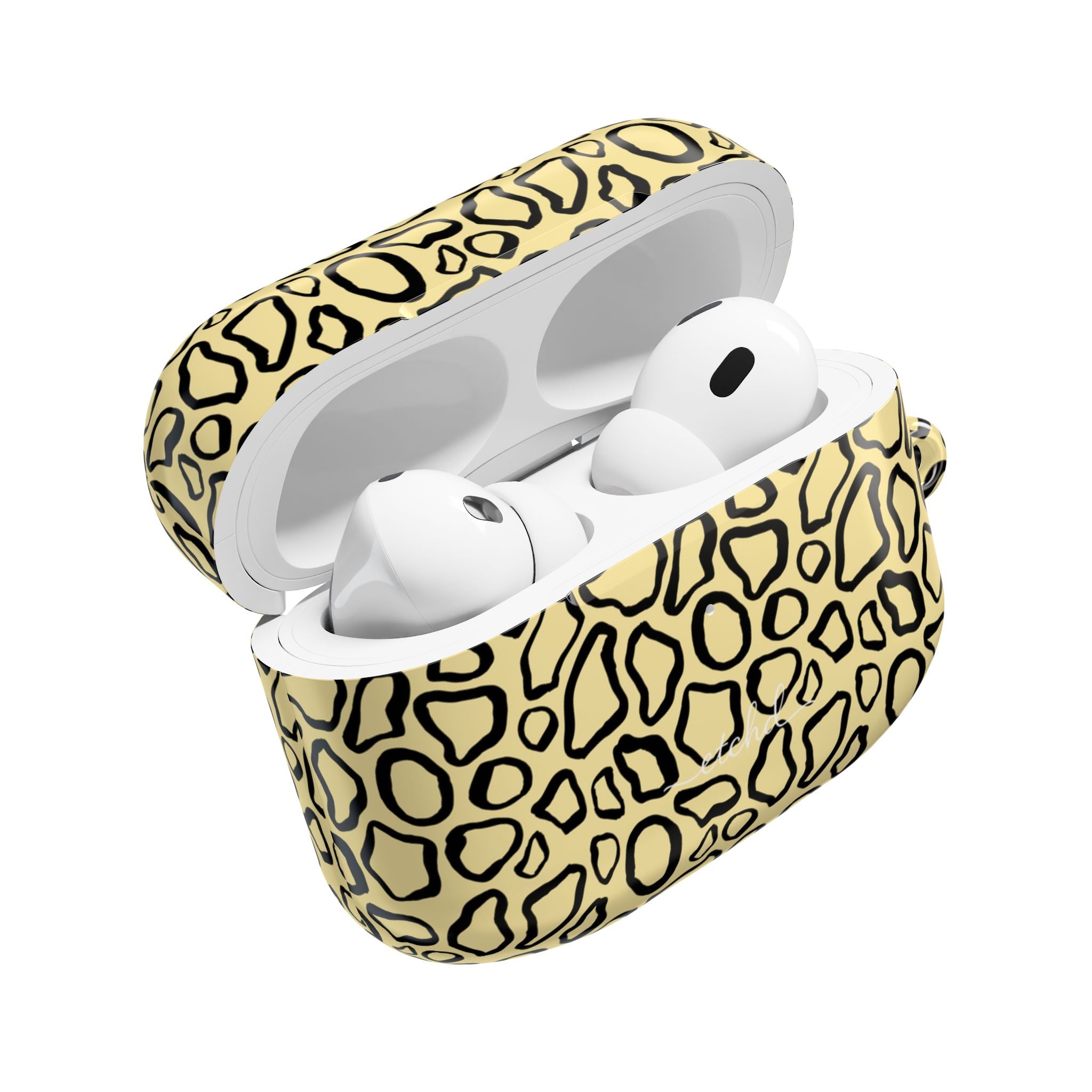 Abstract Print Butter AirPod Case by etchd, view 9