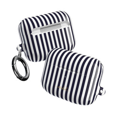 Navy & White Striped AirPod Case by etchd, view 10