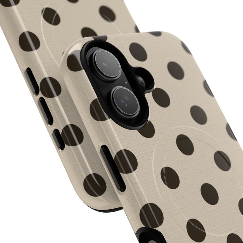 Brown Polka Dot Magnetic Phone Case by etchd, view 87