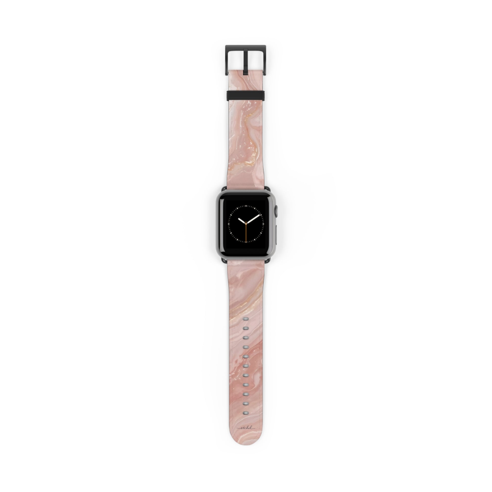 Rose Quartz Smartwatch Strap by etchd